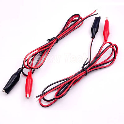 Buy 12v Black Red Electrical Test Leads Jumper Wire Alligator Crocodile Clips Cable online manufacture