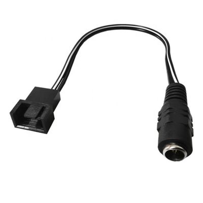 Buy 12V Female DC Plug to 3 4 Pin PC Case Fan Power PWM Adapter Extension Cable online manufacture