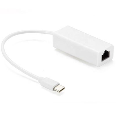 Buy Plug and Play 100Mbps Gigabit USB Type C to RJ45 Ethernet Lan Network Adapter for Laptop Computer online manufacture