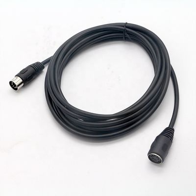 buy 1M 3M 5M 10M MIDI  Male To Female 7 PIN DIN Extension Cable online manufacture