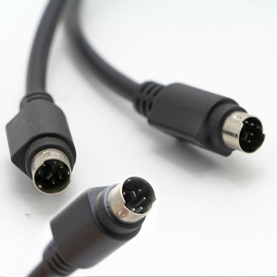 Buy Custom Male To Male 6 PIN Mini DIN Plug Video Audio MIDI Extension Cable For PS2 Keyboard online manufacture