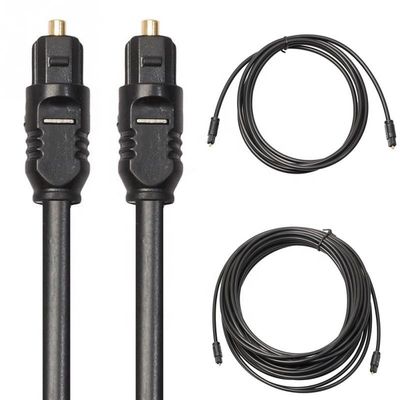 Buy High Quality Thin Fiber Optic Toslink Spdif Gold Optical Digital Audio Cable online manufacture
