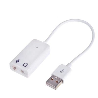 Buy Plug and Play Audio Mic Studio USB External Sound Card Adapter Cable online manufacture