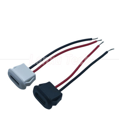 Buy Waterproof USB Type C 2 Pin Female Socket Wire Cable for Lamp Vehicles online manufacture
