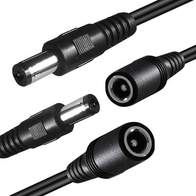 Buy CUSTOM 1m  Male to Female Male to Male  2.1x5.5 mm DC Power Extension Cable online manufacture