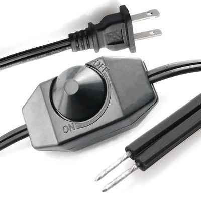 Buy 1.8m Rotary Knob Adjustable LED Dimmer Switch Controller Power Cable for Lamp LED Strip online manufacture