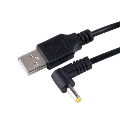 Buy 90 Degree Angle L Shape 1m USB to DC Male 4.0x1.7mm Extension Charger Cable online manufacture