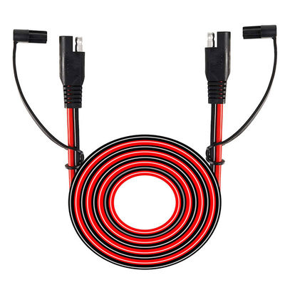 Buy 14AWG 2m SAE to SAE Power Automotive Extension Cable Quick Disconnect Wire Harness SAE Connector for Solar Battery online manufacture