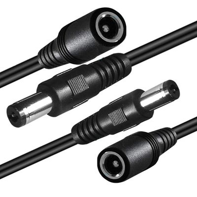 Buy Male to Female 5.52x1 5.5x2.5 3.5x1.35 4.0x1.7mm DC Power Extension Cable for CCTV Camera LED Light online manufacture