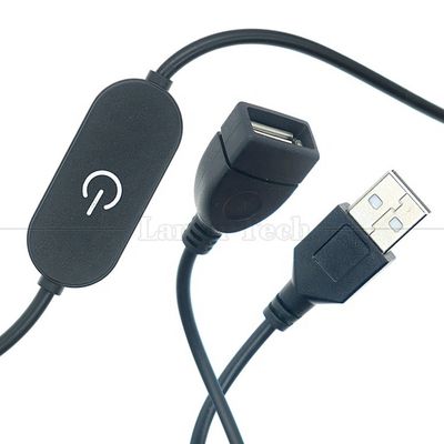 Buy 5v Stepless Up Down Touch Controller Dimmer 1m Male to Female USB on off Switch Cable for Led Strip Bar Lamp online manufacture