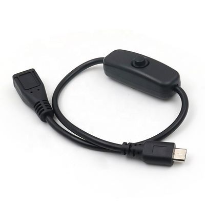 Buy Male to Female ON OFF Micro USB Extension Charging Cable with Switch online manufacture