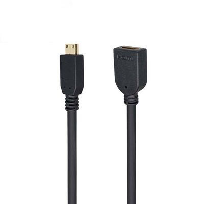 Buy Mini HD-MI Male To HD-MI Female Converter Waterproof Extension Cable For Car Truck Boat Motorcycle Computer online manufacture