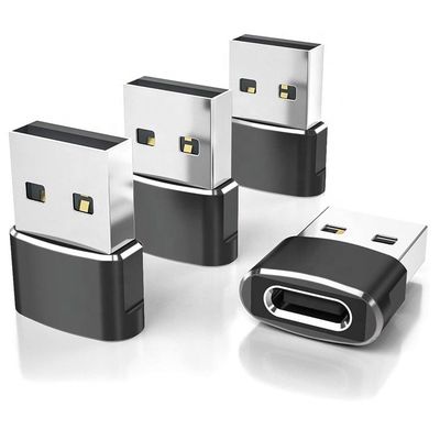 Buy Multi Colors Metal Shell USB Type C Female to USB Male Adapter online manufacture