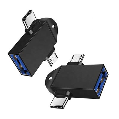 Buy 2 in 1 USB3.0 to Micro B Type C USB Converter OTG Adapter for Android Phone U Disk Mouse online manufacture