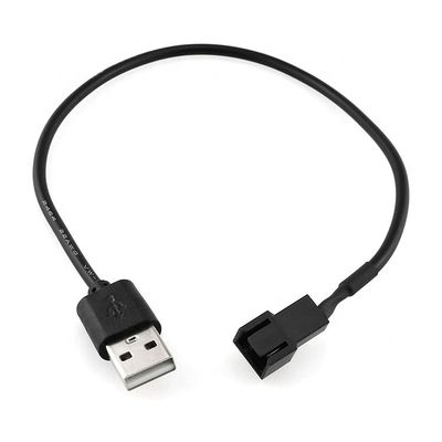Buy USB to 3 Pin 4 Pin Molex Female PWM 5V Case Computer Cooler Cooling Fan Power Supply Adapter Connector Cable online manufacture