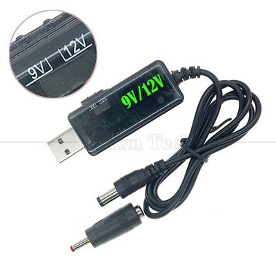 Buy 1m Drok 5V USB to Boost 9V 12V Step Up Multi Output DC Converter Cable for Router Modem online manufacture