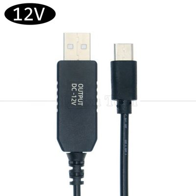 Buy High Quality 1m Booster Converter 5v to 12v USB to USB Type C Power Charger Cable for Light Mats online manufacture