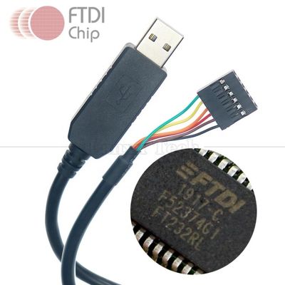 Buy FTDI Chip FT232 USB to TTL 3.3V 5V Uart RTS CTS TXD RXD Serial Converter Cable for Arduino Raspberry Pi online manufacture