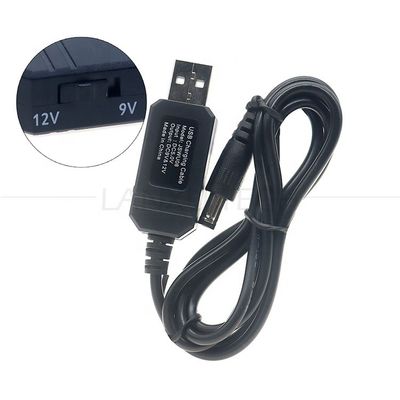 Buy High Quality USB 5v to 9v 12v Step up DC Power Cord Booster Cable for Router online manufacture