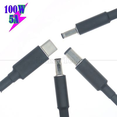 Buy 20V 5A 100W Dual E Mark Chip PD Charging USB Type C to DC Laptop Cable Wire Adapter for HP Asus Lenovo Dell online manufacture