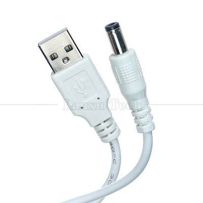 Buy USB A Male to 2.1x5.5mm DC Barrel Jack Connector Power Charging Cable for Router Speaker online manufacture