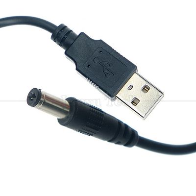 Buy 1m 3m 5m 10m 20AWG 24AWG 28AWG USB to 2.1 5.5mm DC Barrel Jack Connector Power Charging Cable for Led Lights Lamp online manufacture