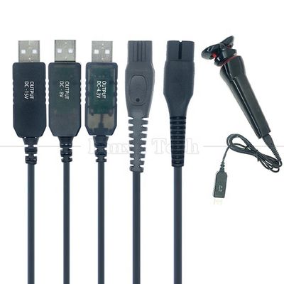 Buy High Quality Replacement 1m USB 5V to DC 15V 4.3V 8V Power Charger Shaver Cable for Philips online manufacture