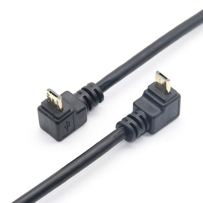 Buy 90 Degree Up Angle to Up Angle Data Charging Micro USB Cable online manufacture