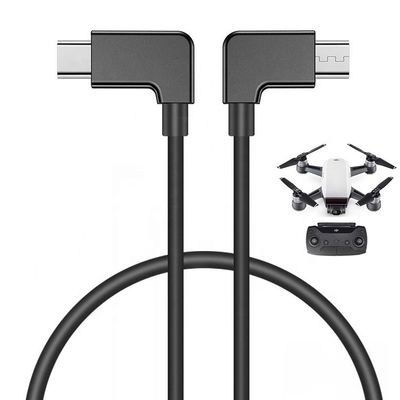 Buy 90 Degree Angle Micro B to Type C USB Cable for UAV online manufacture