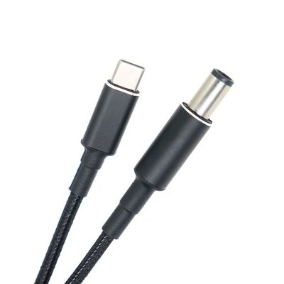 Buy 100W 20V 5A PD Charger Durable Braided USB Type C to DC 7.4x5.0mm Cable for Laptop online manufacture