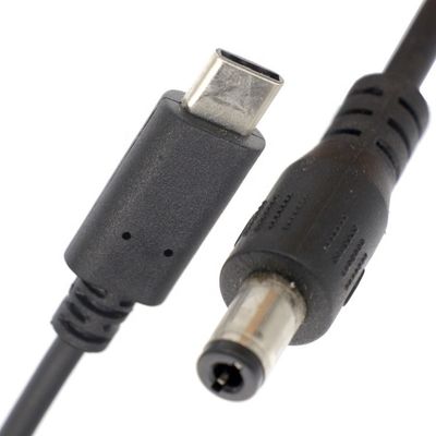 Buy Custom USB 3.1 Type C Male to DC 5.5x2.5mm Male Power Jack Extension Charger Cable for Power Bank online manufacture