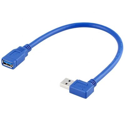 Buy High Speed 5Gbps 90 Degree Right Angle Male to Female USB 3.0 Type A Extension Cable online manufacture