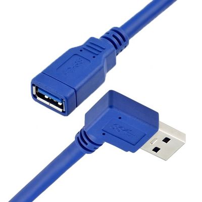 Buy High Speed 5Gbps 1m 90 Degree Right Angle USB 3.0 Type A Male to Female USB 3.0 Extension Cable online manufacture