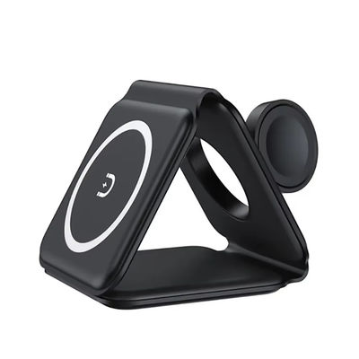 Magnetic 3 In 1 Foldable Wireless Charger iPhone 12-15 15w Fast Wireless Charging Stand Station Portable Wireless Chargers