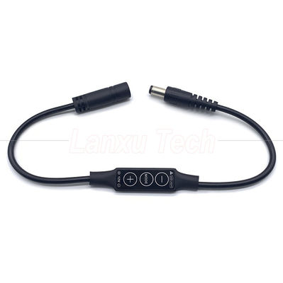 Stepless Light Male to Female DC Barrel Jack 5.5x2.1mm 5.5x2.5mm 3.5x1.35mm Cable Dimmer for LED Lamp Strip