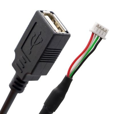 Assembly USB A Female  to JST 2 3 4 Pin PH XH 1.0mm 1.25mm 1.5mm 2.0m Pitch Wire Cable