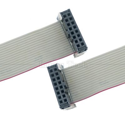 Female to Female 16 PIN 1.27mm Pitch IDC 2.54mm Connector GPIO Grey Flat Ribbon Wire Cable for  Hard Drives CD Raspberry Pi