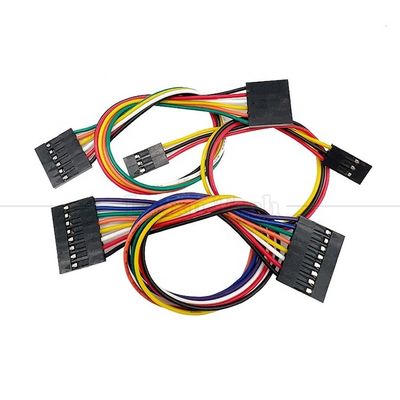 2p 3p 4p 5p 6p 7p 8p 9p 10p Female to Female 2.54mm Dupont Connector Ribbon Jumper Wire