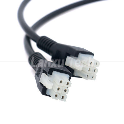 Customization Overmolded Male to Male Female 6 Pin 2451350620 Molex Mini-Fit 4.2mm Pitch Connector Assembly Cable