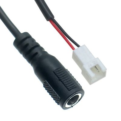OEM Customization DC Female 5.5x2.1mm Barrel Jack to JST 2 PIN XH 2.54mm Pitch Female Connector Harness Cable