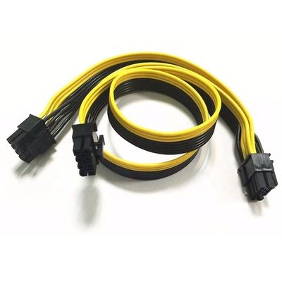 PCIe 8 Pin Male to Dual 8 Pin Male PCI Express Graphics Video Card GPU Splitter Power Adapter Cable
