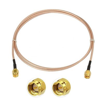 RG316 Coaxial RF SMA to SMA Connector Assembly Antenna Extender Jumper Extension Cable for Wifi FPV TV