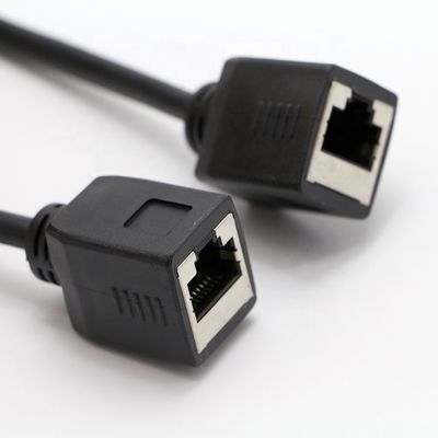 Female To Female Socket RJ45 8P8C Network Ethernet Lan Cable