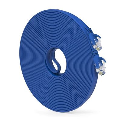 UTP STP Industrial Cat5 Cat5e Cat6 Cat7 Flat RJ45 Patch Cord Network Lan Ethernet Extension Cable for Router
