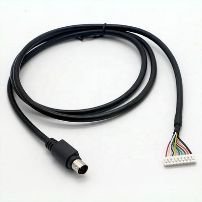 CUSTOM  S Video 8 PIN Mini DIN To 9 PIN JST Connector PC Engine Controller Cable