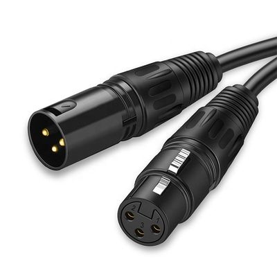 1m 3m 5m 3 PIN Connector XLR Audio Jack Male To XLR Female DMX Cable