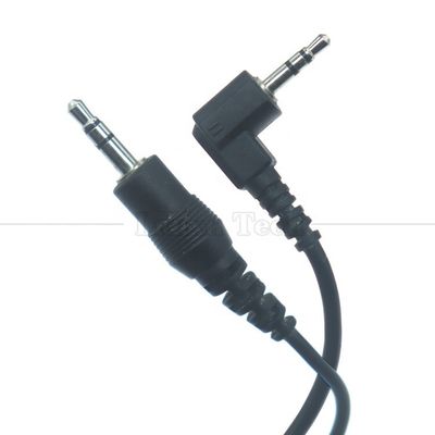 Customization 2.5mm Male to 90 Degree Right Angle 3.5mm Male Stereo Jack Aux Audio Converter Adapter Cable