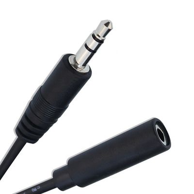 1m 3m 5m 3 Poles Trs Male to Female 3.5mm Audio Jack Cable