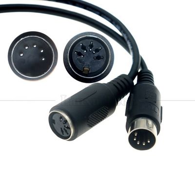 High Quality 1M 3M 5M Male to Female MIDI 5 PIN DIN Extension Cable for Audio Keyboard Guitar