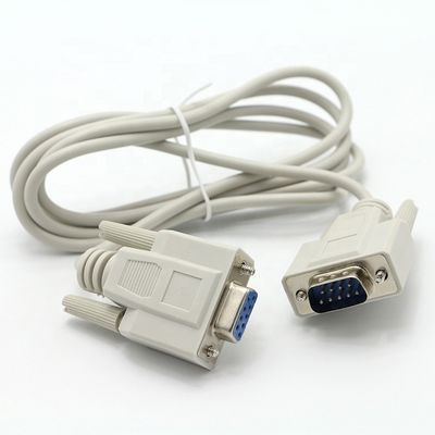 Male to Female DB9 RS232 9 Pin Straight Through Extension Serial Data Cable
